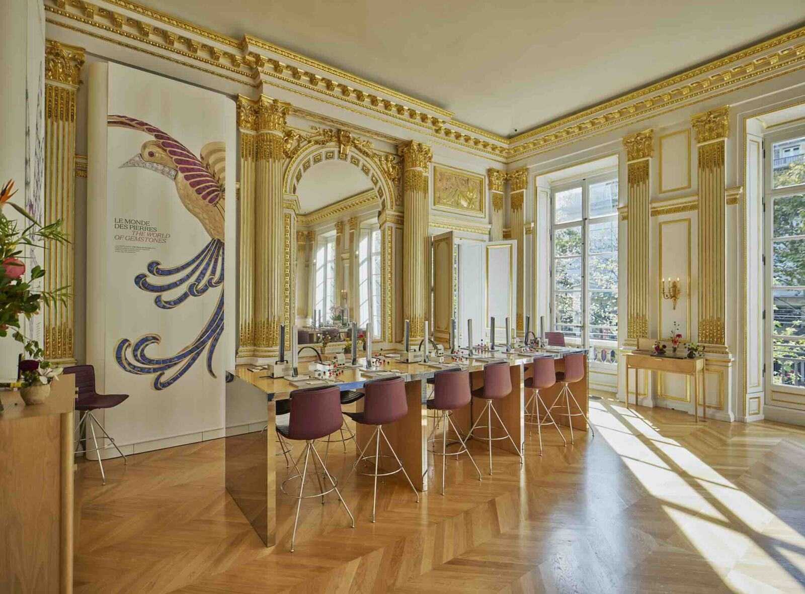 Vue de L’École des Arts Joailliers, Salle de cours au sein de l'hôtel de Mercy-Argenteau